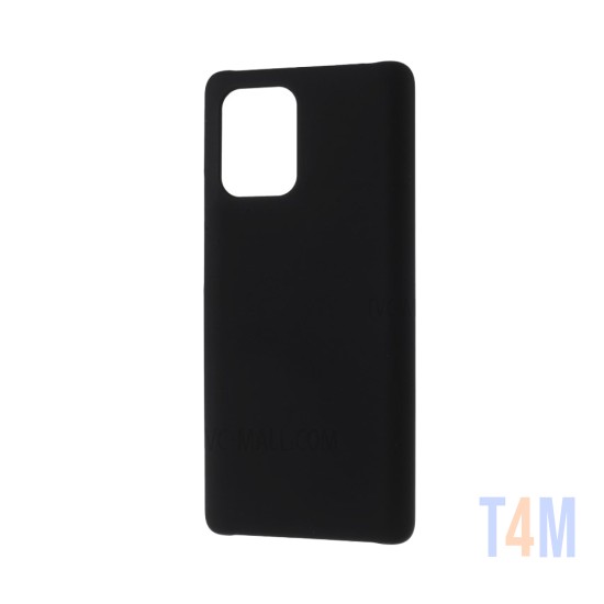 Capa de Silicone Macio para Samsung Galaxy Note 10 Lite/A81 Preto